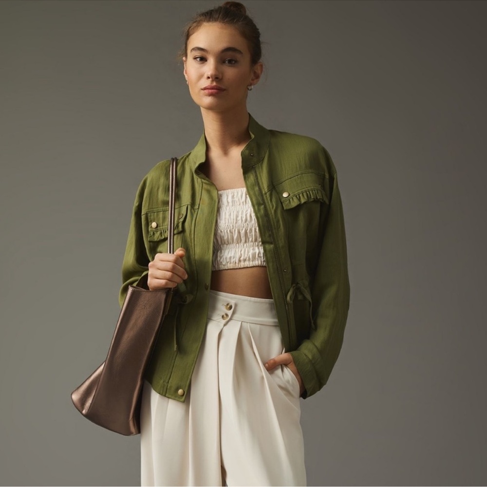 Anthropologie oversized utility jacket -XS